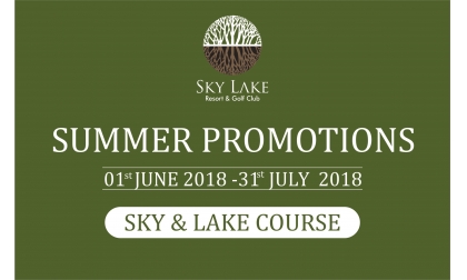 [PROMOTION - SKY LAKE] Cập nhật bảng giá khuyến mại tháng 6 và 7 sân Sky Lake