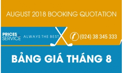  [INTERGOLF - Khuyến mại - PROMOTION]  BẢNG GIÁ ĐẶT GIỜ CHƠI GOLF THÁNG 8/2018 - August 2018 InterGolf Booking Quotation