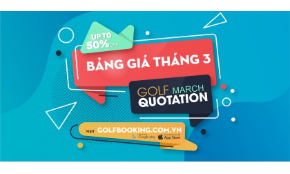  [INTERGOLF - ƯU ĐÃI] BẢNG GIÁ ĐẶT SÂN CHƠI GOLF THÁNG 3/2020