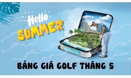  [INTERGOLF - ƯU ĐÃI] BẢNG GIÁ ĐẶT SÂN CHƠI GOLF THÁNG 5/2020