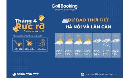  THÁNG 4 RỰC RỠ – Thời điểm vàng để lên sân golf quanh Hà Nội!